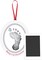 Babyprints Double-Sided Christmas Photo Ornament with Clean Touch Ink Pad, Newborn Handprint or Footprint Kit, 2 Sided Baby's 1st Christmas Holiday Keepsake Ornament